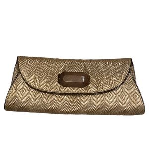 Banana Republic Woven Clutch. Excellent condition.
